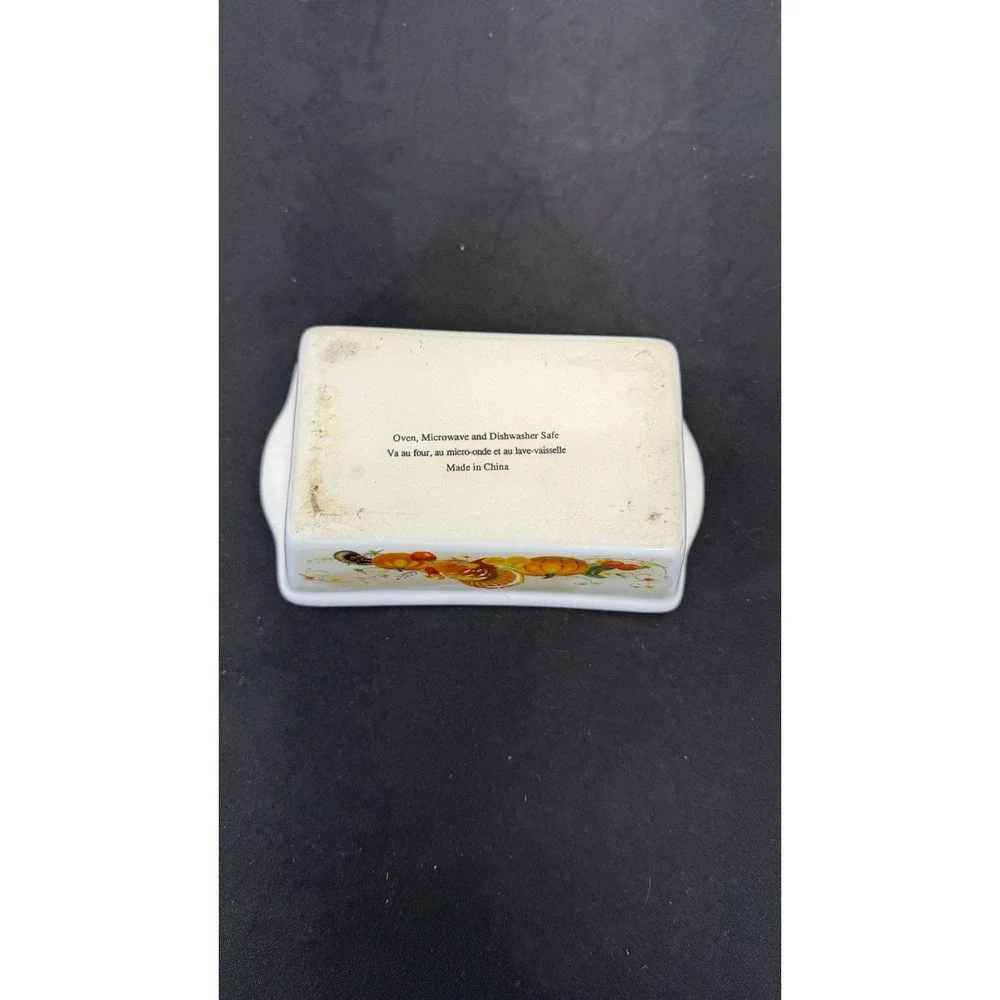 Mini-loaf Pan Stoneware‎ Ceramic THANKSGIVING
